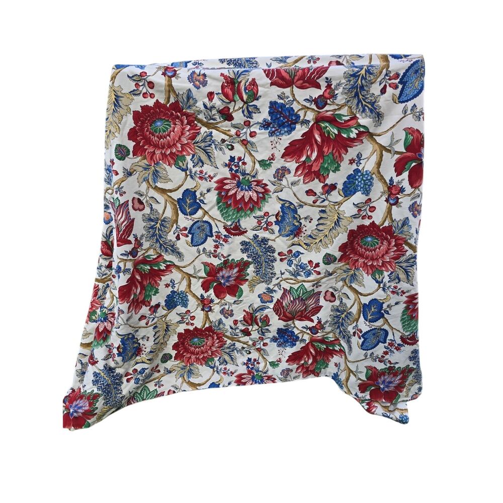 GP & J BAKER Duvet Cover Or Fabric Persian Pomegranate 90" X 100" RED/INDIGO